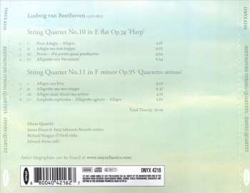 CD Ehnes Quartet: String Quartet No. 10 Op. 74 'Harp'; String Quartet No. 11 Op. 95 'Quartetto Serioso' 432913