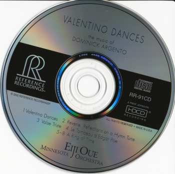 CD Eiji Oue: Valentino Dances The Music Of Dominick Argento 315166