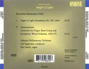 CD Einojuhani Rautavaara: Angel Of Light 188621