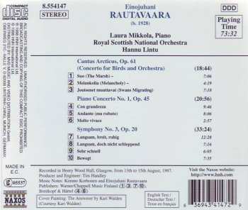 CD Einojuhani Rautavaara: Cantus Arcticus / Piano Concerto No. 1 / Symphony No. 3 112350
