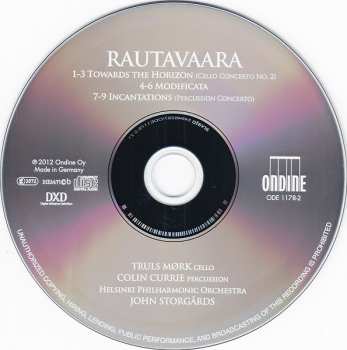 CD Einojuhani Rautavaara: Modificata / Incantations (Percussion Concerto) / Towards The Horizon (Cello Concerto No. 2) 349907