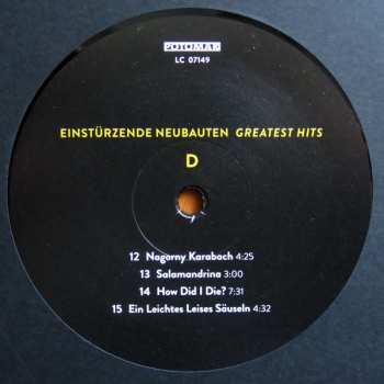2LP Einstürzende Neubauten: Greatest Hits 14926
