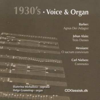 CD Ekaterina Michailova: 1930's · Voice & Organ 534964