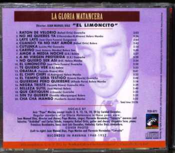 CD La Gloria Matancera: El Limoncito  370618