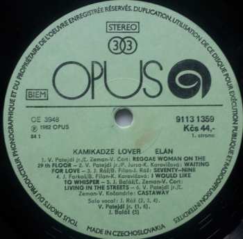LP Elán: Kamikadze Lover 157457