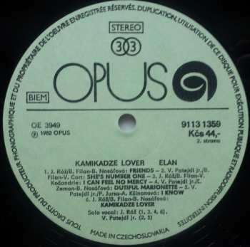 LP Elán: Kamikadze Lover 157457