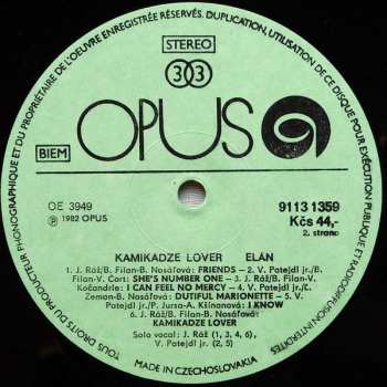 LP Elán: Kamikadze Lover 42963