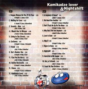 2CD Elán: Kamikadze Lover & Nightshift LTD 18868