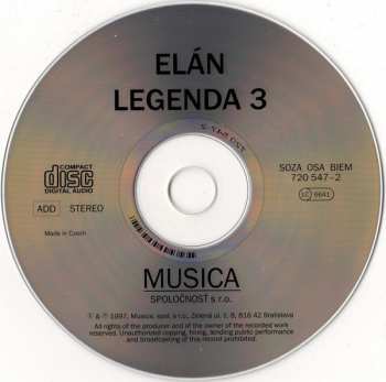 CD Elán: Legenda 3 20022