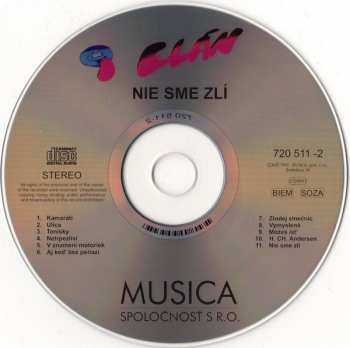 CD Elán: Nie Sme Zlí