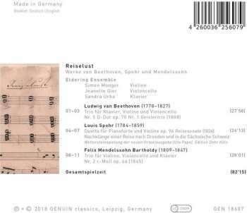 CD Eldering Ensemble: Reiselust: Werke von Beethoven, Spohr Und Mendelssohn 316096