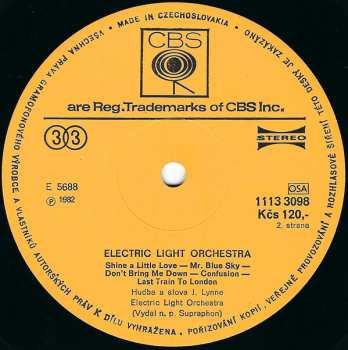 LP Electric Light Orchestra: Electric Light Orchestra 42262