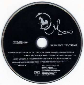 CD Element Of Crime: Damals Hinterm Mond 281661