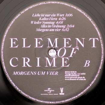 LP Element Of Crime: Morgens Um Vier 442751