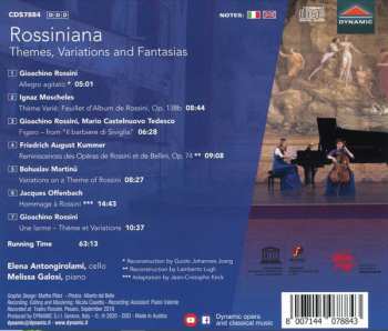 CD Elena Antongirolami: Rossiniana: Themes, Variations And Fantasias 452490