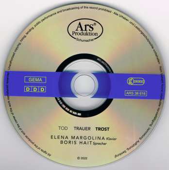 CD Elena Margolina: Tod Trauer Trost 436130