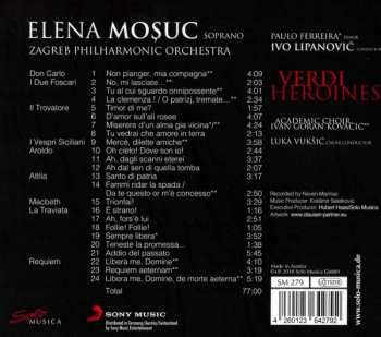 CD Elena Moșuc: Verdi Heroines 432228