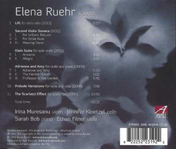 CD Elena Ruehr: Lift (Chamber Music By Elena Ruehr) 424378