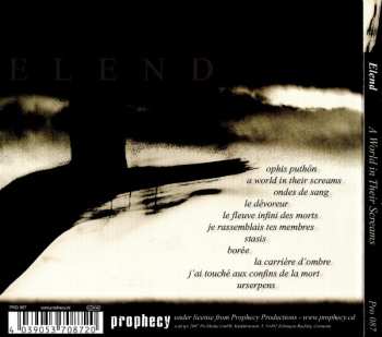CD Elend: A World In Their Screams 269452
