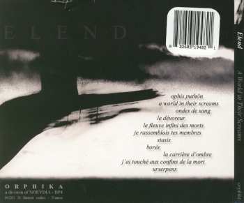 CD Elend: A World In Their Screams LTD | DIGI 381991