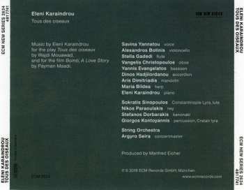 CD Eleni Karaindrou: Tous Des Oiseaux 182212