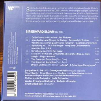 7CD/Box Set Sir Edward Elgar: Cello Concerto, Enigma Variations, Symphonies 1 & 2, Sea Pictures 445023