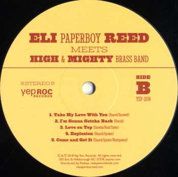 LP Eli "Paperboy" Reed: Meets High & Mighty Brass Band 358439