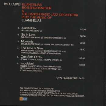 CD Eliane Elias: Play The Music Of Eliane Elias - Impulsive! 239595