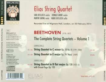 2CD Ludwig van Beethoven: The Complete String Quartets 1