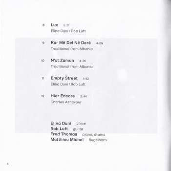 CD Elina Duni: Lost Ships 347014