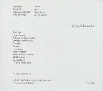 CD Elina Duni: A Time To Remember 451274
