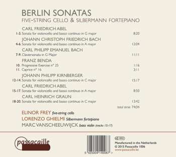 CD Elinor Frey: Berlin Sonatas 326106
