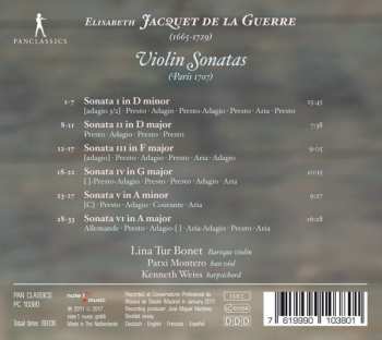 CD Élisabeth Jacquet de La Guerre: Violin Sonatas 302991