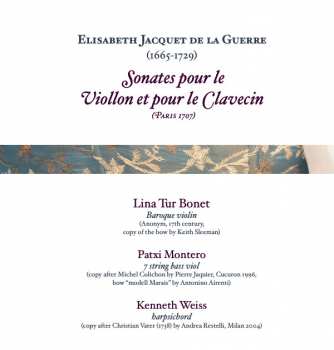 CD Élisabeth Jacquet de La Guerre: Violin Sonatas 302991