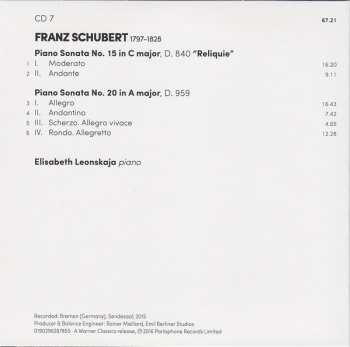 8CD/Box Set Elisabeth Leonskaja: The Complete Piano Sonatas 437824