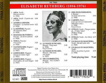CD Elisabeth Rethberg: Elisabeth Rethberg (1894 - 1976) 235423