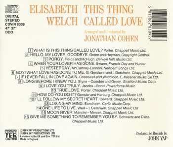 CD Elisabeth Welch: This Thing Called Love