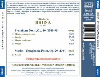 CD Elisabetta Brusa: Orchestral Works, Vol. 3 117118