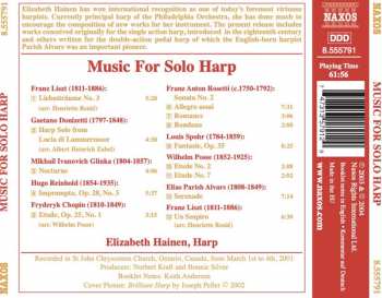 CD Elizabeth Hainen: Music For Solo Harp 316072