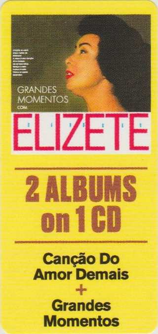 CD Elizeth Cardoso: Canção Do Amor Demais + Grandes Momentos DIGI 311012