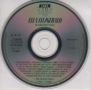 CD Ella Fitzgerald: 16 Greatest Hits 418337