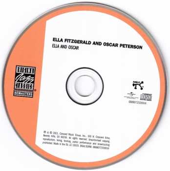 CD Ella Fitzgerald: Ella And Oscar 292863