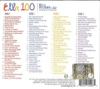4CD Ella Fitzgerald: Ella Fitzgerald: 100 Songs For A Centennial 450982