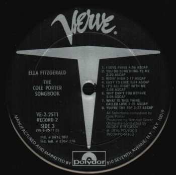 2LP Ella Fitzgerald: The Cole Porter Songbook (2xLP) MADE IN INDIA 52872