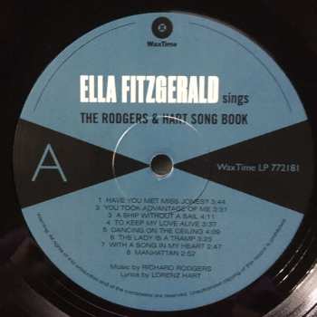 2LP Ella Fitzgerald: Sings The Rodgers & Hart Song Book LTD 325579