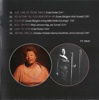 CD Ella Fitzgerald: The Legendary Rome Concert 92732