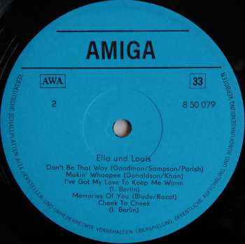 LP Ella Fitzgerald: Ella Und Louis 425999