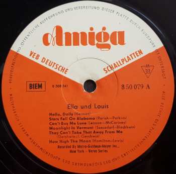LP Ella Fitzgerald: Ella & Louis 537411