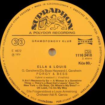 LP Ella Fitzgerald: Porgy & Bess 52890