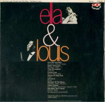 LP Ella Fitzgerald: Ella And Louis NUM | LTD | CLR 464300